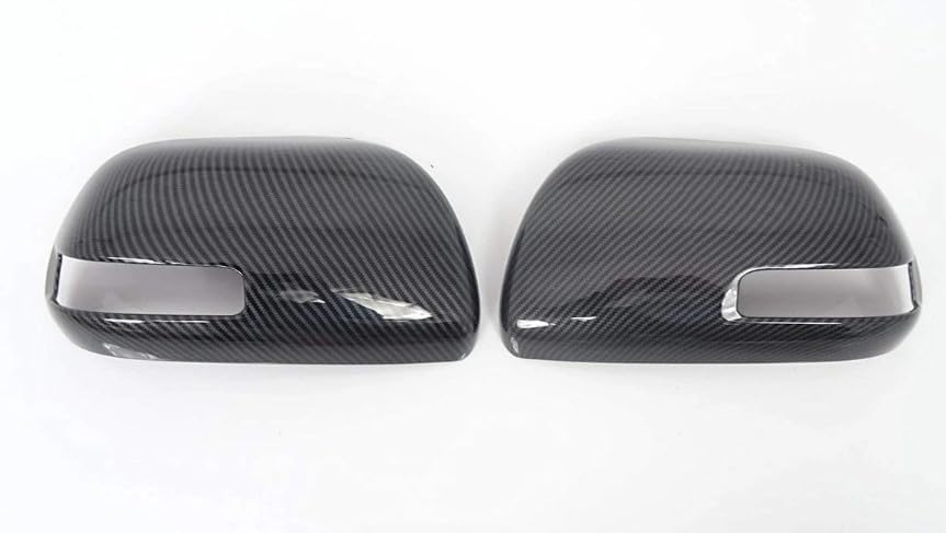 FUKUARE Door Mirror Covers Carbon for Vellfire Noah Estima and Sienta (Black Fiber) Alphard, (20 Series), Voxy, (70 Series), (50 Series), (80 Series)