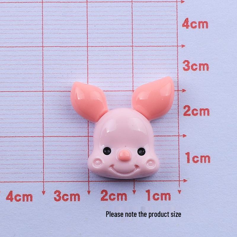 Glossy Cute Animal Cartoon DIY Resin Jewelry & Hair Clip Accessories