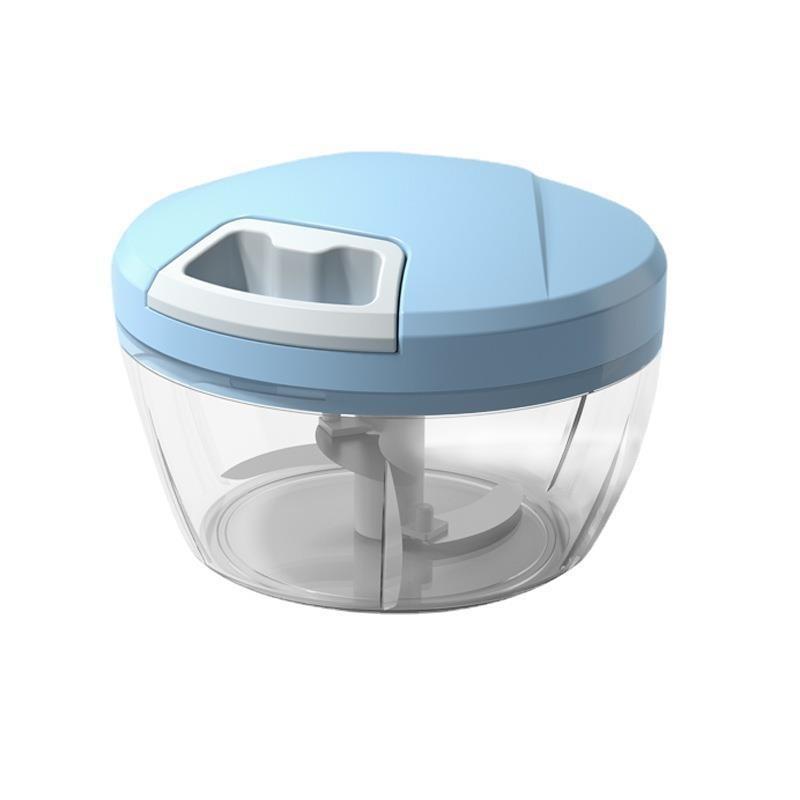 

1шт ручной измельчитель ручной веревочный кухонный комбайн измельчитель для салата чеснокорезка лука кухонный инструмент аксессуары синий