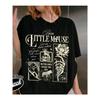 Graphic T-Shirt Dark Romance Skull and Rose Print Casual T-Shirt Women's Fashion Drama Print Shirt Women Clothing Y2k Top