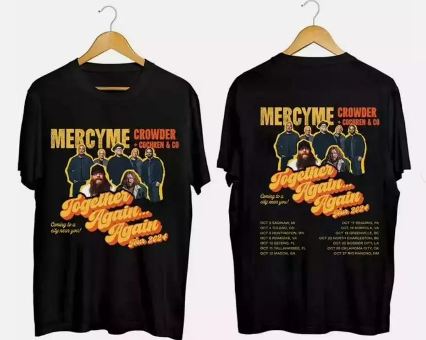 MercyMe Together Again Again Tour 2024 T Shirt Full Size S-5XL Unisex T-Shirt XL