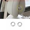 For Buick Lacrosse 2017-2019 Silver Steel Seat Headrest Switch Button Cover Trim