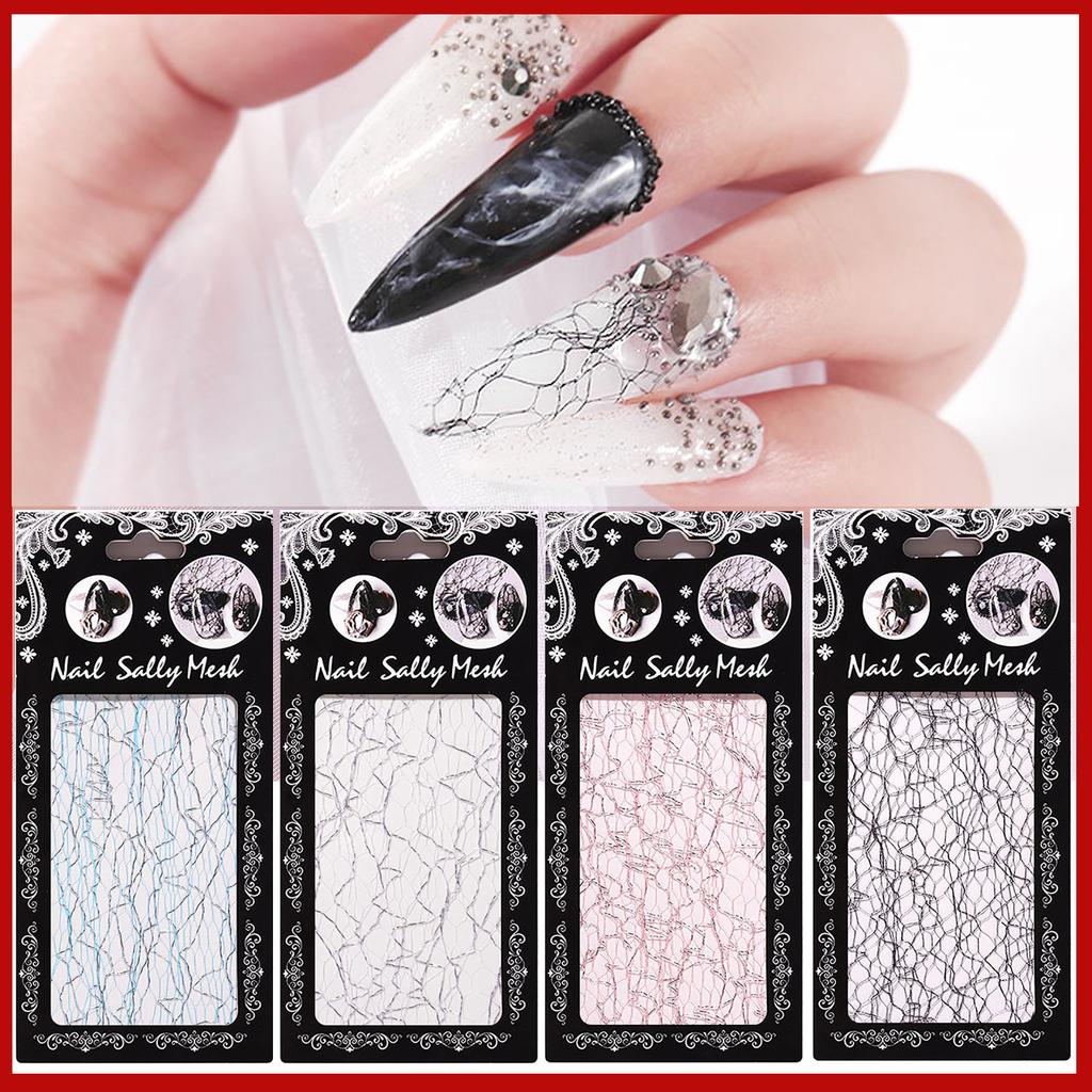 Nail Art Luxury Sally Mesh Yarn Mesh Decoration, Nail Art Mesh Yarn Joujou Same Style High Face