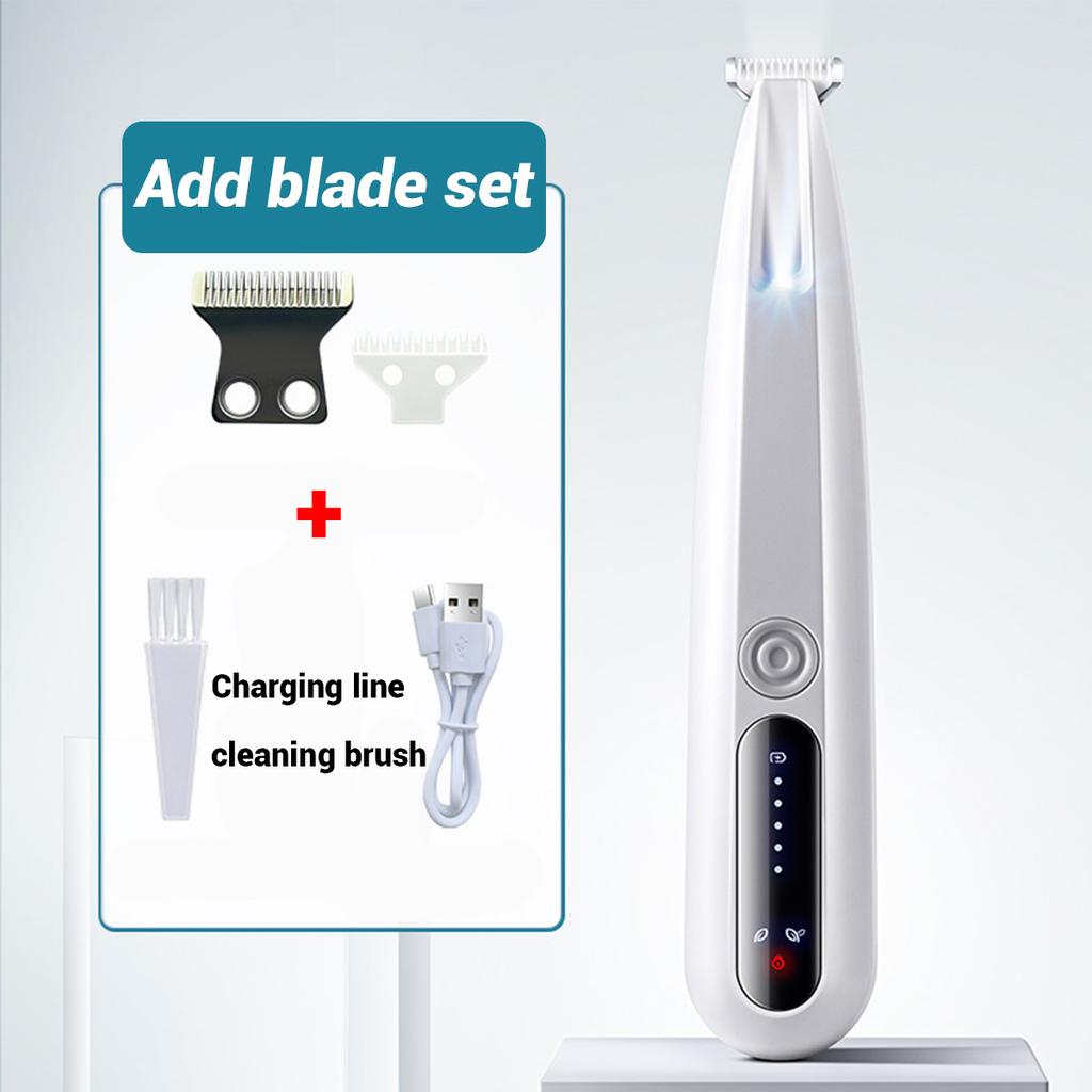 New type of dog paw trimmer with travel lock function fully waterproof pet hair trimmer with LED display screen cat hair trimmer