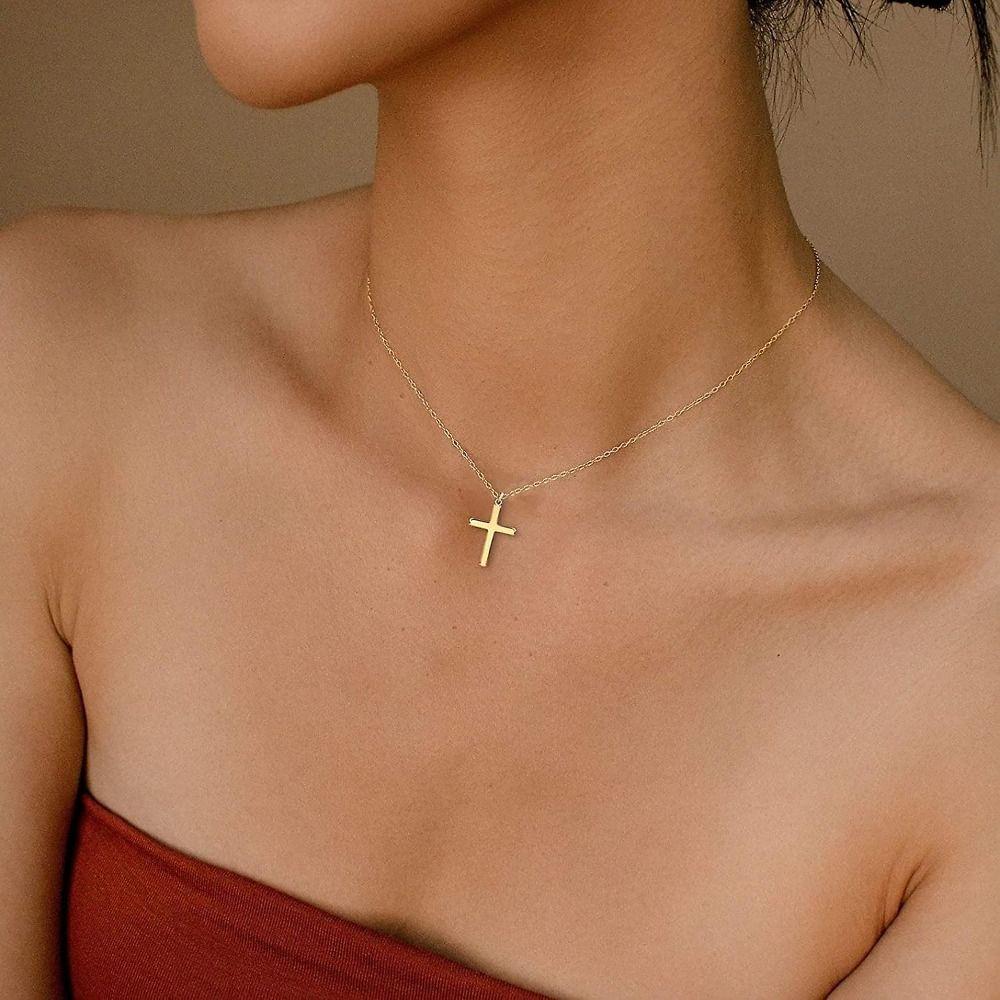 Titanium Steel Clavicle Necklace Non-Fading Pendant Clavicle Chain Fashion Necklace  Women