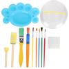 YS8011 Children S Painting Set DIY Graffiti Fine Art Paintbrush Palette Bucket Drawing Toys