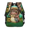 Tenuki Tanuki Backpack Student Boys Girls BookBag Children School Bag Laptop Shoulder Bags for Men Women