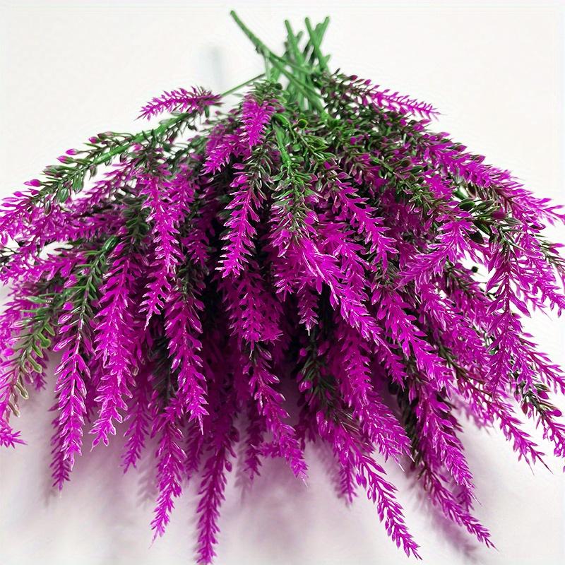 Resistant Artificial Lavender Flowers Perfect For Garden, Porch, And Window Box Decorations