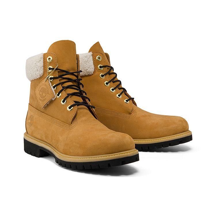 Timberland 6 Inch Leather Durable Comfortable Casual Short Outdoor Boots Men boots Wheat A2GMD