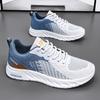 Men's shoes spring 2 new fly-woven mesh sneakers summer breathable white soft sole travel break