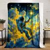 Astronaut Reaches for a Star Print Blanket Soft and Cozy Perfect for the Living Room Bed Sofa or a Nap,gift