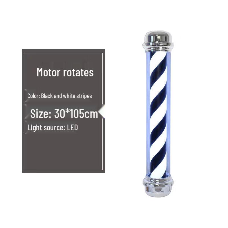 LED Barber Pole Rotating Sign Light