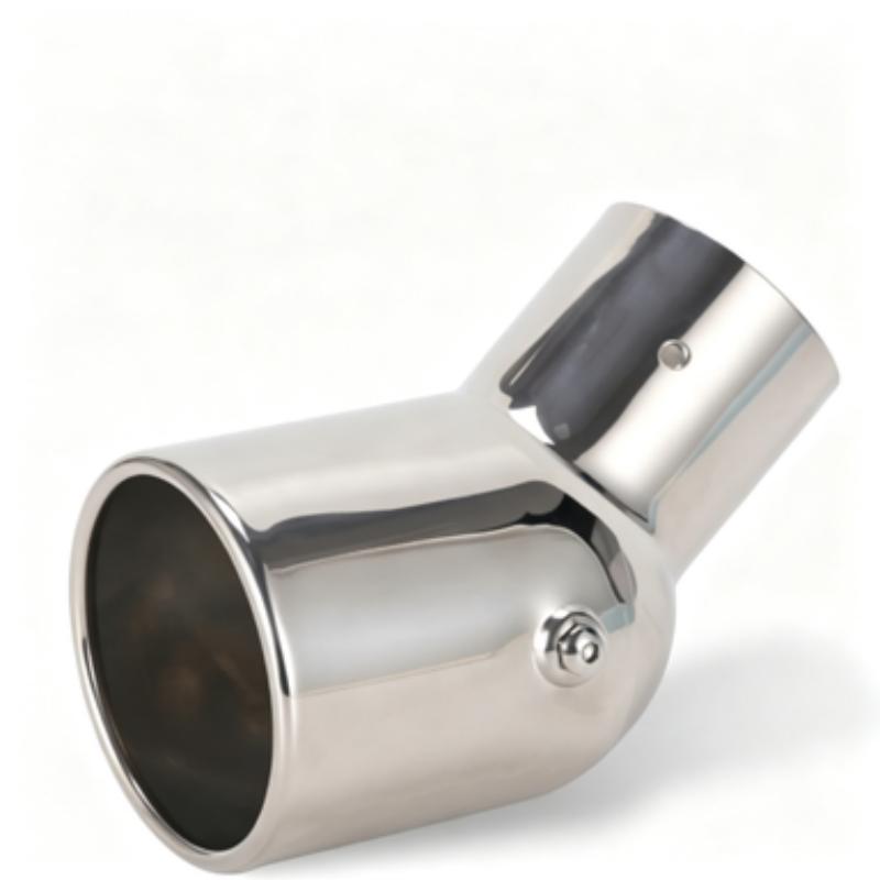 Exhaust Tip Tailpipe Stainless Steel Round Angle Adjustable K285 76mm