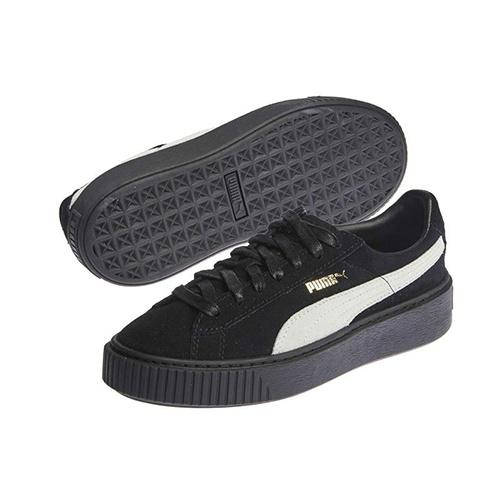 (WMNS) PUMA Suede Platform Core 'Black White' Women's 362223-05