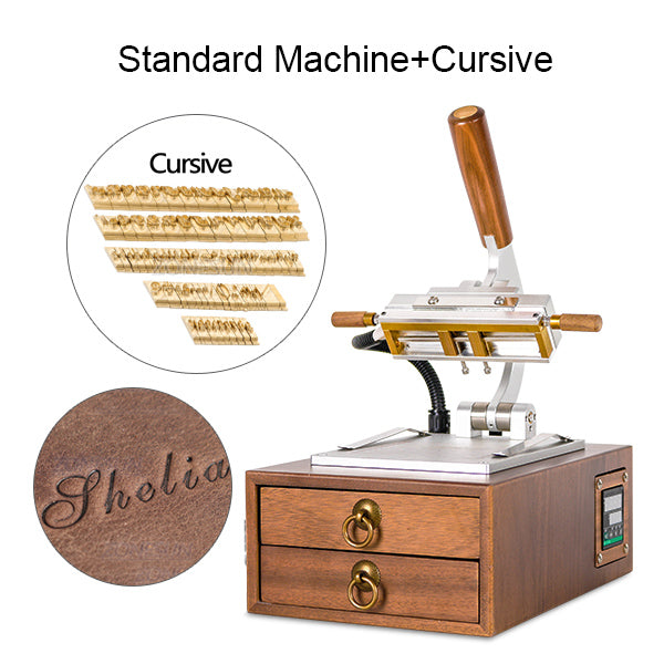 ZONESUN WT-90XT Wooden stamp Digital PVC Card Book Leather Paper Wood Custom Logo Embossing Hot Foil Stamping Machine