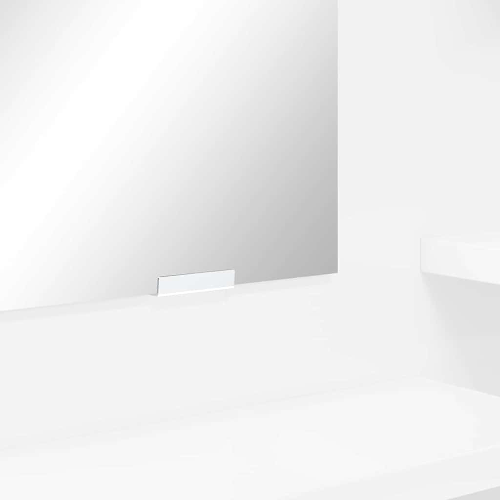 Bedroom Vanity Tables High Gloss White 80 x 39.6 x 135 cm