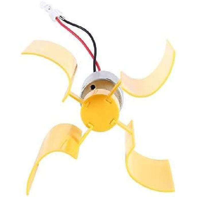 Electricity Generator, Micro Wind Turbines Dc Motor Vertical Motor Blades DIY Kit for Science Education Experiment, 5.5 M/s