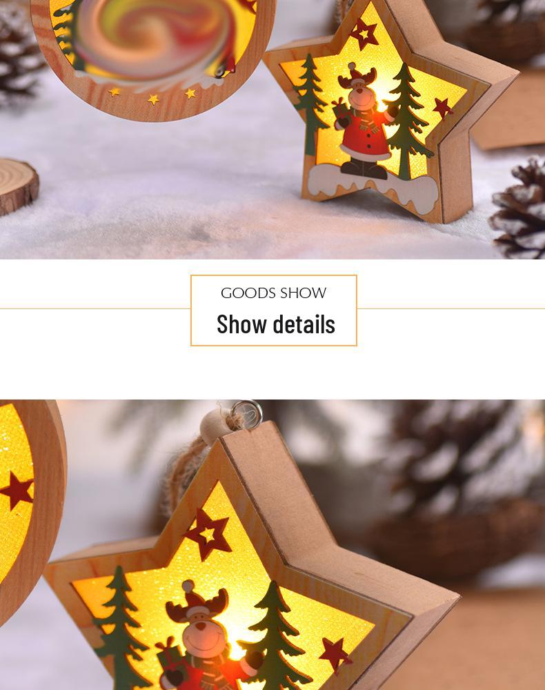 Christmas LED Light-Up Ornaments: Santa, Snowman & Reindeer Figurines