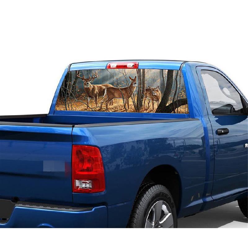 Hirschstil Perforierte Fenstergrafik Autoaufkleber