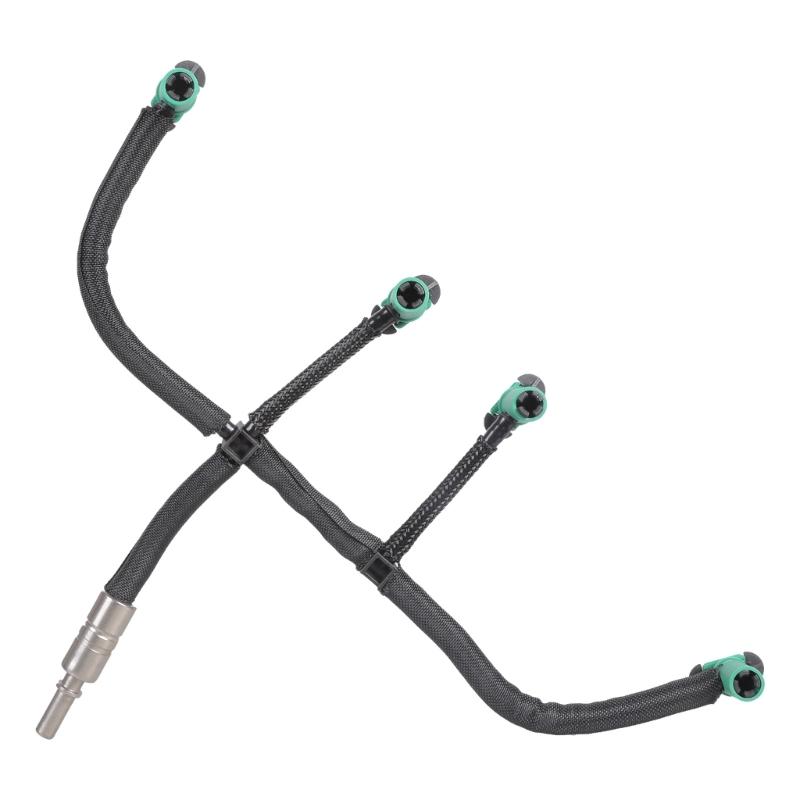 Car Fuel Injector Return Hose Pipe Injector Hose Leak Line For Select Model Replaces LR001327, LR051528, LR021915