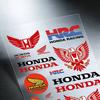 For Honda Waterproof Reflective Motorbike Stickers Easy Peel Removable Decals For Motorcycle Car