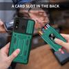 Armor Camera Protect Card Slot Ring Case For iPhone 14 13 12 11 Samsung Galaxy A53 A23 S22 S21 Redmi 10C OPPO Realme A54 A94 Vivo V23E Moto G200 Cover