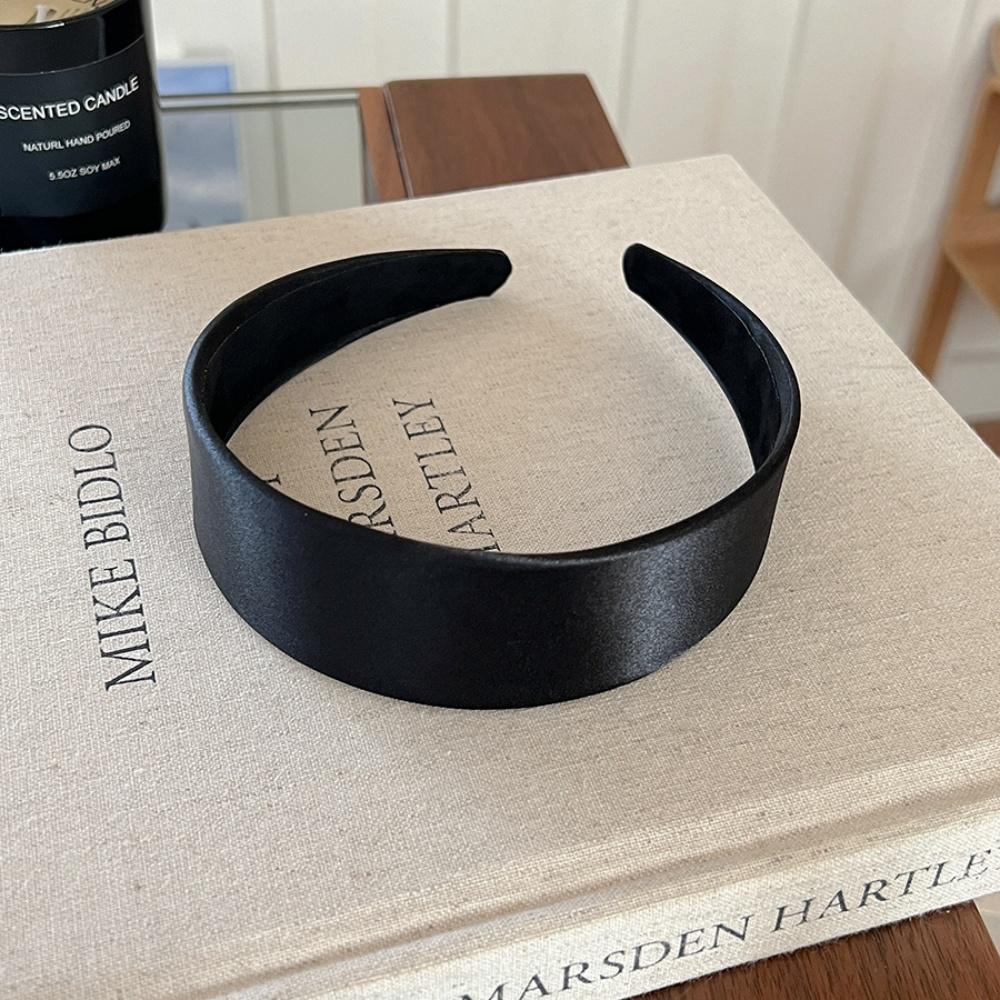 Solid Wide Hairbands For Women Girls Satin Hair Bands Fashion Headband Hair Hoop for Korean Hair Accessories Gift