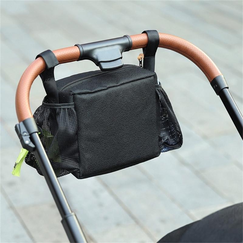 Easyly Install Pet Strollers Basket Weather Resistant Dog Strollers Storage Bag For Dog Supplies And Daily Essential
