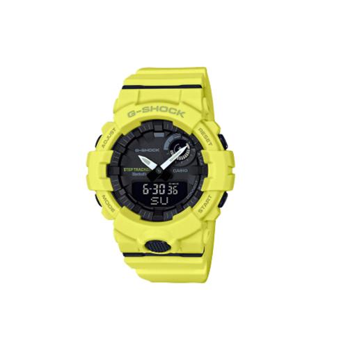 CASIO Men G-SQUAD Series Black Watch GBA-800-9APR GBA-800-9APR Yellow