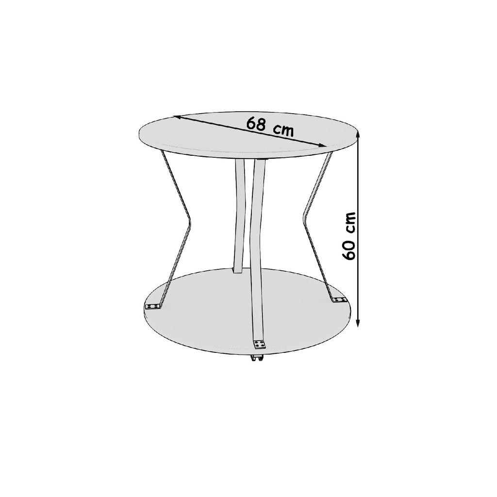 Decorative Stylish Design Coffee Table Black