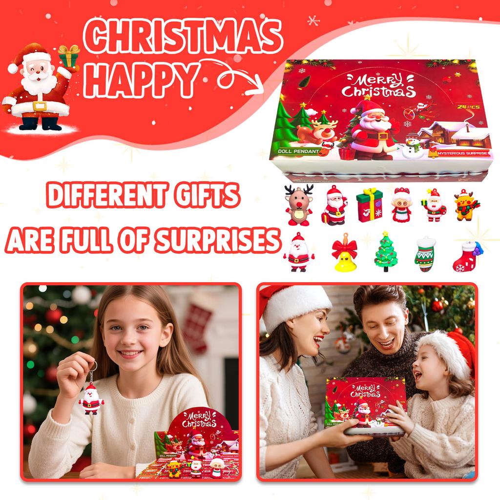 Adventskalender Enthält 24 Adventskalender, Countdown-Kalender und Überraschungs-Sammelobjekte