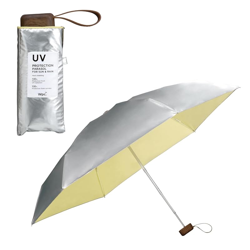 

[2025]Wpc. parasol Blackout inside color tiny silver folding umbrella commute Commuting to school trip fashionable cute woman ladies 801-12973-102