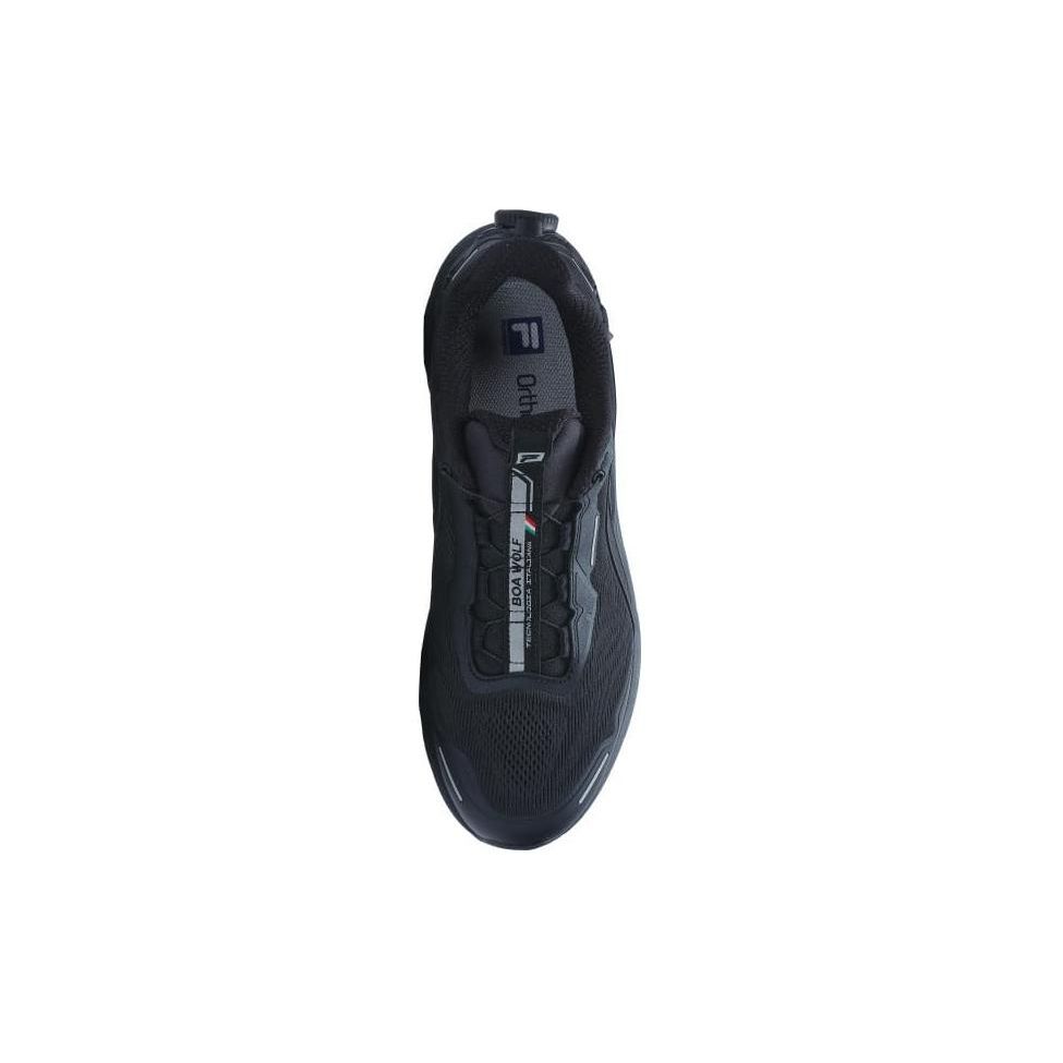 FILA Boa Wolf Comfortable Versatile Low-Top Casual Running Shoes Men sneaker Black A12M411204FBN