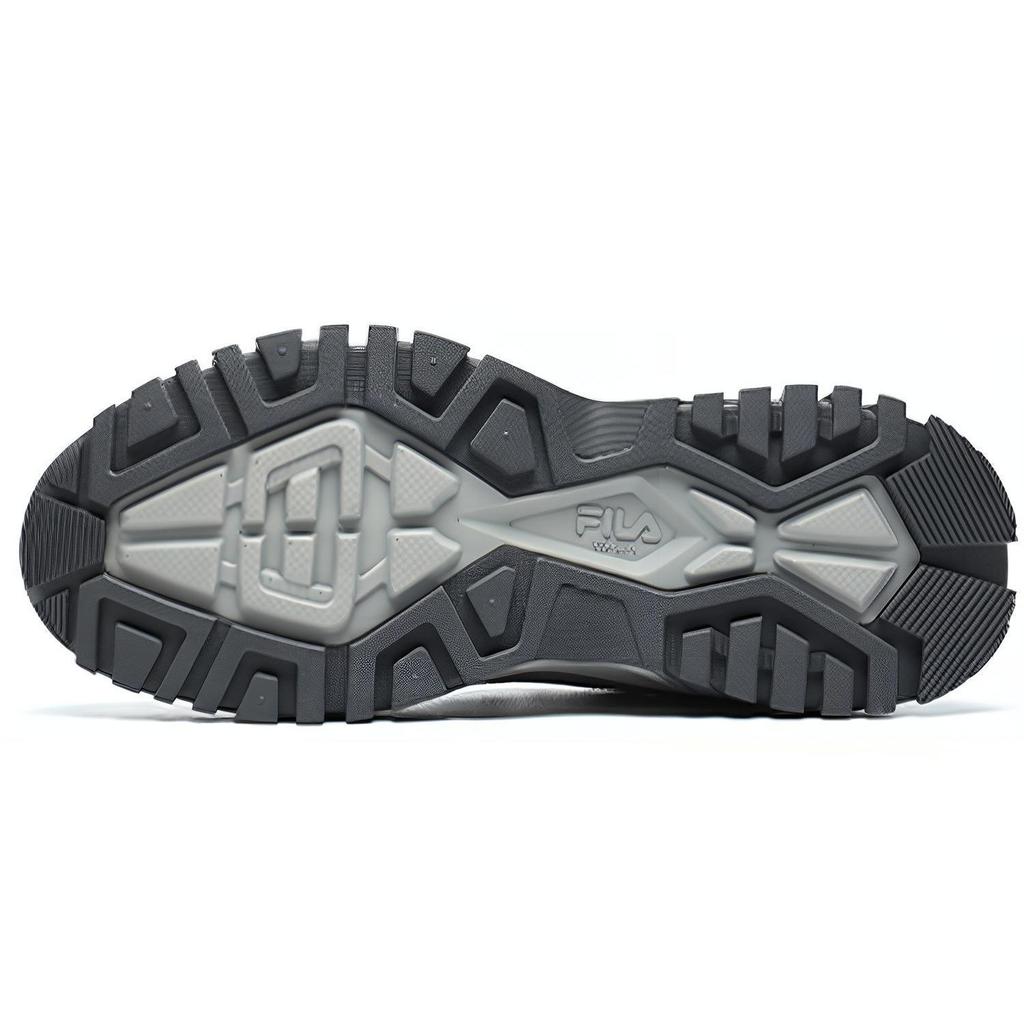 Fila Fashion Sneakers Transpose Synthetic Leather Nubuck Thick Sole Low Top Dad Shoes Women Sneakers Moon-Rock-Gray F12W144147FLR