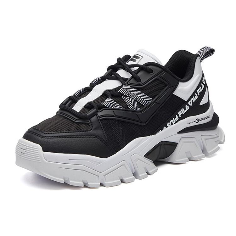 New FILA Buffer Low Running Shoes Black/White Women's F12W114119FBK