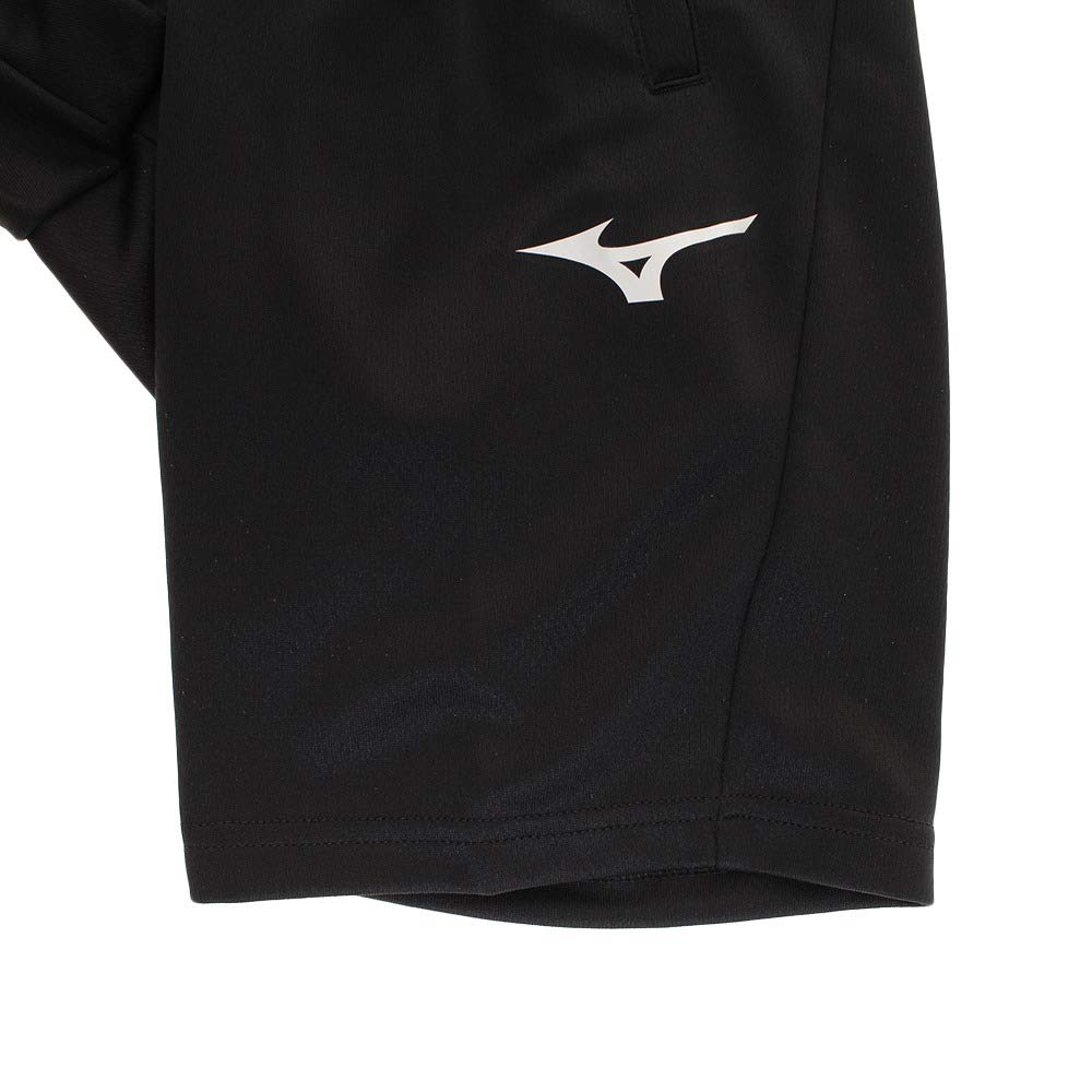 Mizuno Training Wear Soft Dry Knit Slim Size Medium Shorts, Fit, Black, 32MD9117,