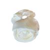Charming Hair Tie Elegant Satin Rose Hair Rings for Stylish Women 3d Flower Decor Elastic Bands for Scalp-friendly Hair