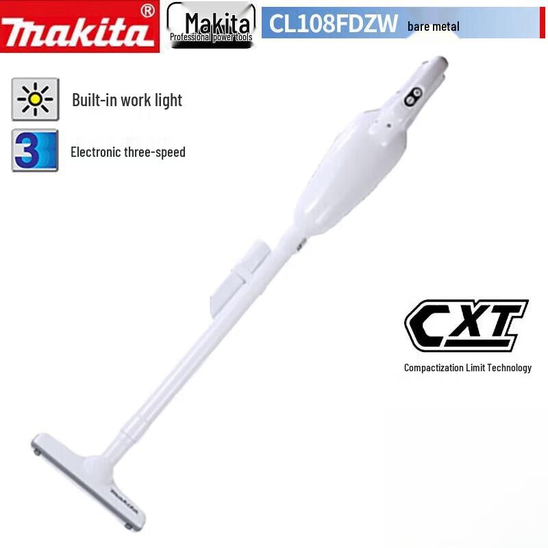 Makita CL108FDZW 12V Max Cordless Capsule Vacuum (Bare Tool) CN plug (adapter included)