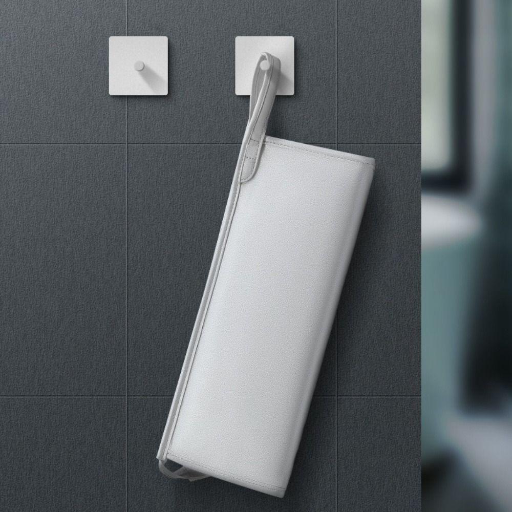 PU Leather Hair Dryer Storage Bag Waterproof Dustproof Portable Travel Case Large Capacity Durable Travel Storage Bag