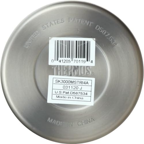 Thermos Stainless Steel King Silver Food Jar (0.45L) Heat Retention (Silver)