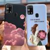 For Samsung Galaxy M31 Case SM-M315F Cute Bear Cartoon Painted Cover Phone Case For Samsung M31 M 31 GalaxyM31 Bumper Soft Funda