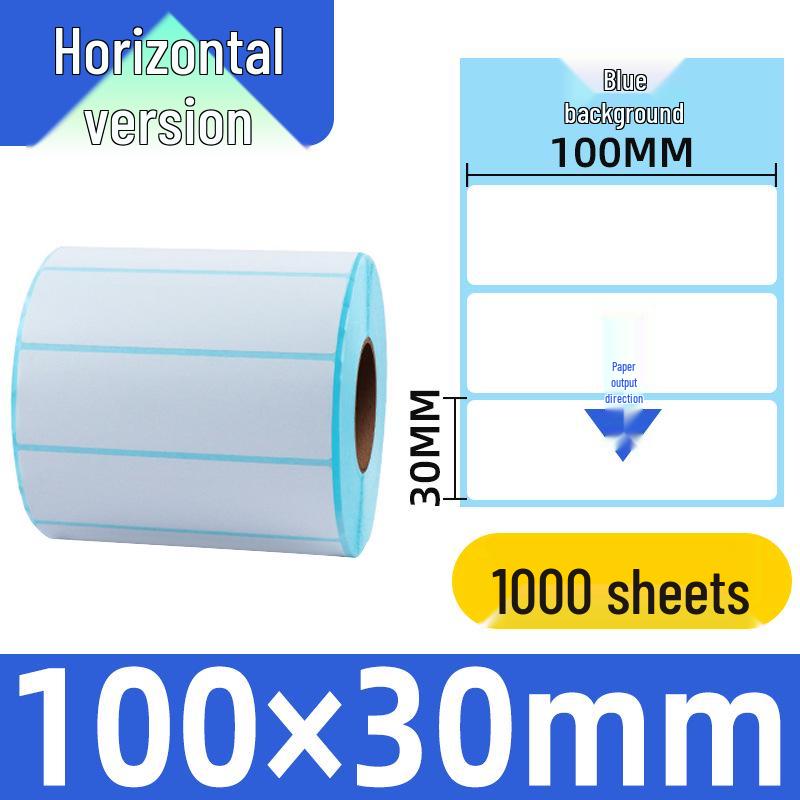 Durable 100x100 Self-Adhesive Thermal Label Paper for Supermarket Barcodes & Express Waybills