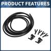 INFINAUTO Windshield Washer Nozzle Kit Front Windshield Nozzle Wiper Washer Jet No.68164356AB