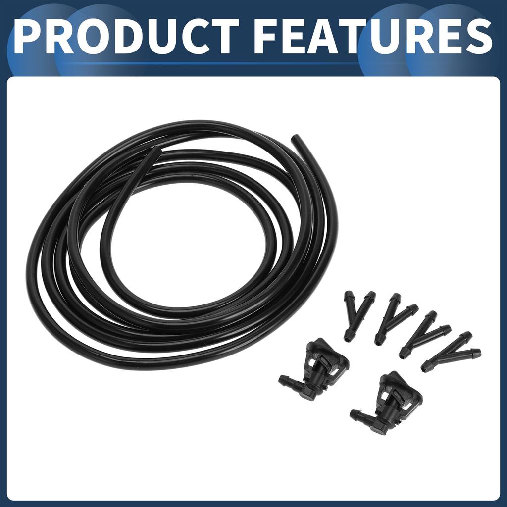 INFINAUTO Windshield Washer Nozzle Kit Front Windshield Nozzle Wiper Washer Jet No.68164356AB
