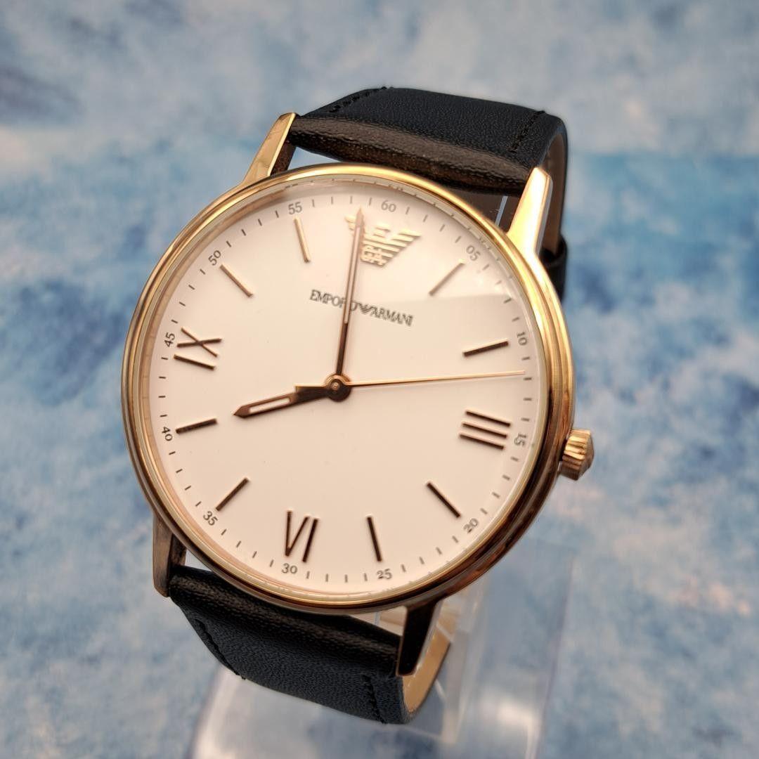 Used [In operation] EMPORIO ARMANI Men s AR-80015 Gold