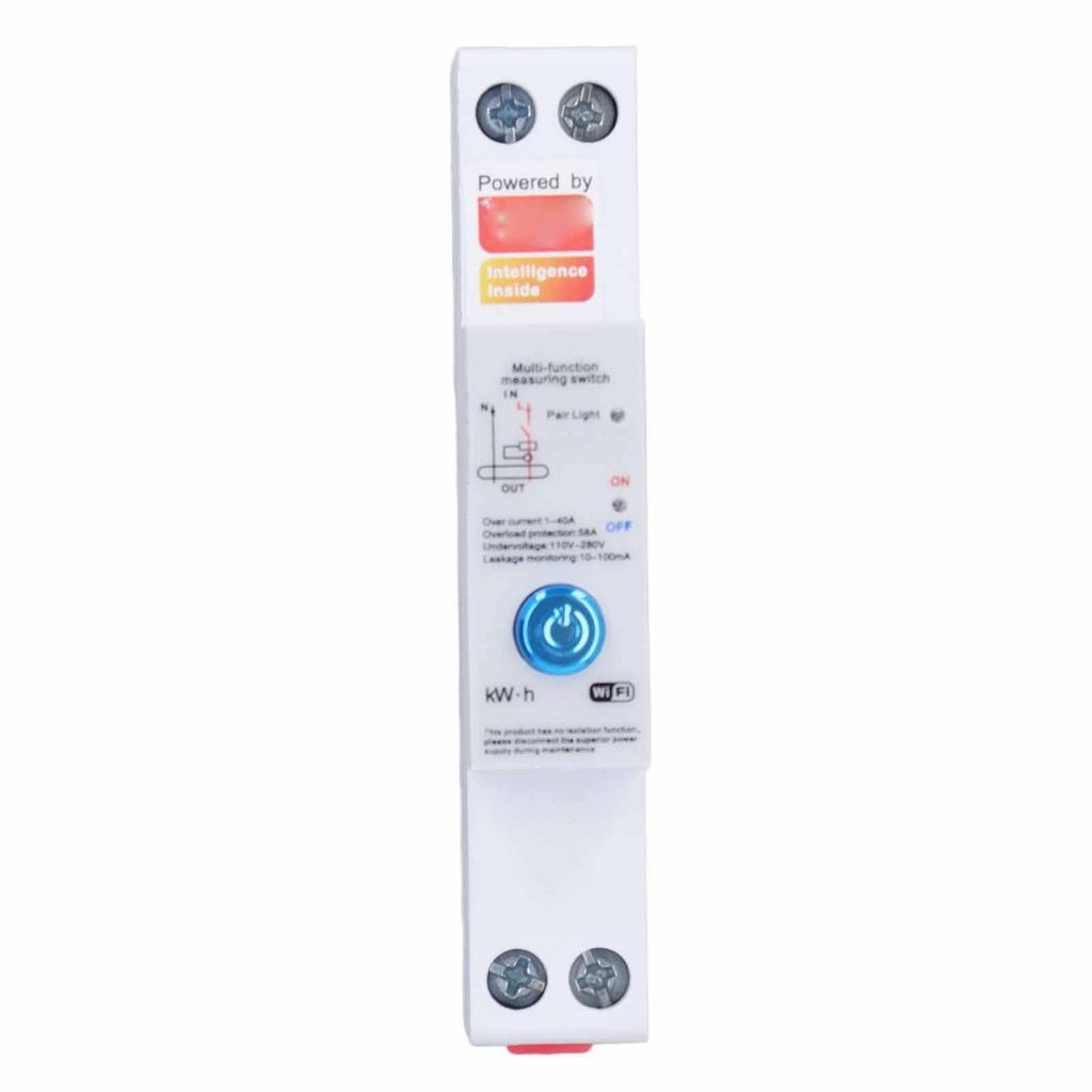 Smart WiFi Circuit Breaker Overload Protection Remote Control Air Switch with Power Monitoring AC110‑280V