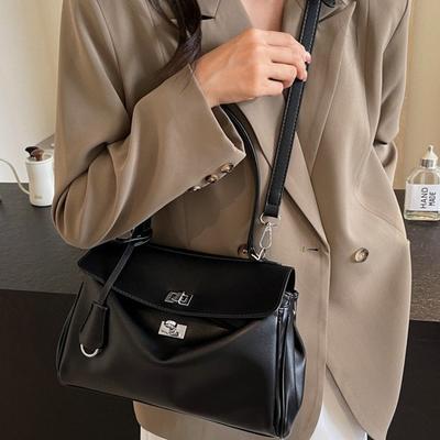 Portable Platinum Bag Women's New Trendy Niche Armpit Bag High-end Large-capacity Commuter Bag