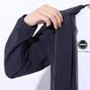 DESCENTE Stretch Cool Touch Nylon Hoodie NV XO 4-Wege Zweifarbig mit durchgehendem Reißverschluss