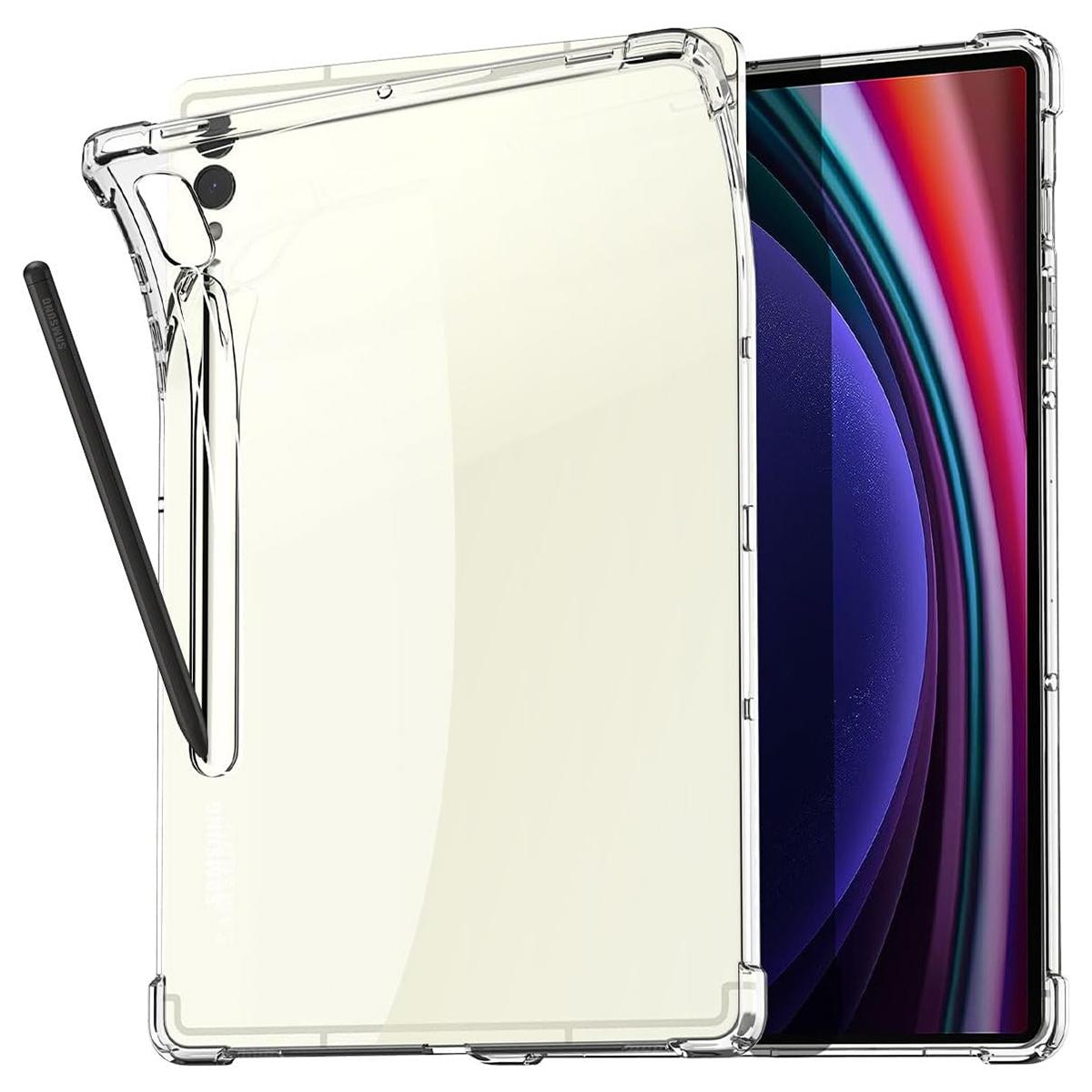 

Для Samsung Galaxy Tab S10+ Чехол Противоударный Прозрачный Чехол-накладка из ТПУ для Планшета с Защитой Четырех Углов A