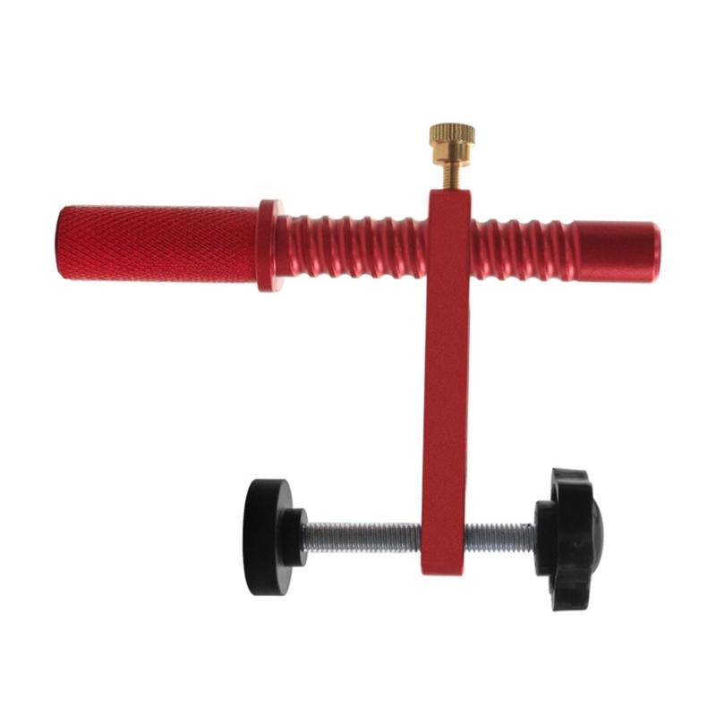 

Adjustable 19/20mm Holes Woodworking Workbenches Dog Clamps Aluminum Secure Hold Down for Tables Rapid Securing Release